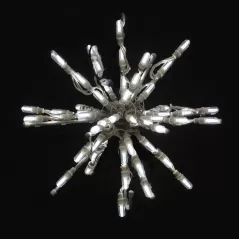 12" Warm White Commercial-Grade Mini LED Star Burst | BIDLEDSB12WW