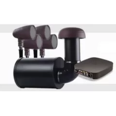 80 Hz to 20 kHz 100 W Acrylonitrile Styrene Acrylate Black Outdoor Speaker and Ground Stake | VISSBV02