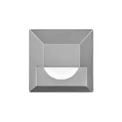 4 W 3000K LED Bronze Stainless Steel 55 Lumens Square Contemporary In-Ground Step Light | WAC206130BS