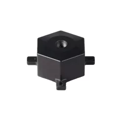 4.19" x 3.88" x 1.81" Black on Aluminum For Landscape Lighting Large Tree-Mount Junction Box | WAC5000TCLBK