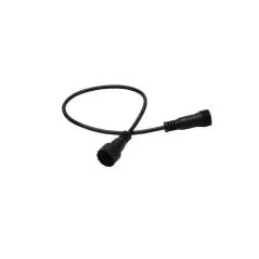 0.75" x 6" Black For InvisiLED 24 V Outdoor Tape Light Outdoor Joiner Cable | WACLEDTO24IC6