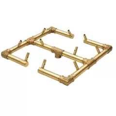 13" x 13" x 3" 120000 Btu Brass Original Liquid Propane Burner System | WARCFB120LP