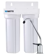 20 - 100 psi 0.5 gpm 2-Stage Undercounter Water Filtration System | WATPWDWLCV2