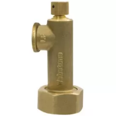3/4" x 1/4" Hose x FIP Union Lead-Free Forged Brass Add-A-Gauge Tool | WEB30000WP