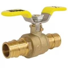 1-1/2" PEX 400 psi CWP Lead-Free Brass Ball Valve | WEBH31706WSSW