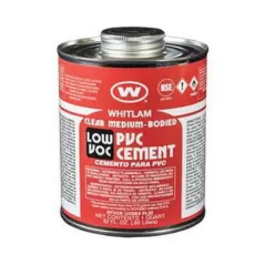 1 Quart Can Clear Medium Body Low VOC Cement | WHMPL32