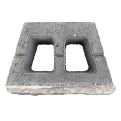 EP Henry Stretcher Wall, 16" x 12" x 6" Single-Sided Cut Stone Cast Stone Wall | 286CSWRFASP