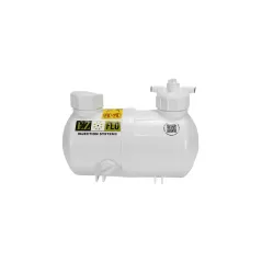1.75 Gallon 3/4" x 1" Main Line 14" x 10" x 11" White PVC High Capacity Quick Fill with Install Kit Main-Line System | EZGEZKIT1