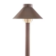 20 W 3000K Bi-Pin G4 T3 LED Antique Brass Natural Metal PTH055 Series Path Light | HAL915457