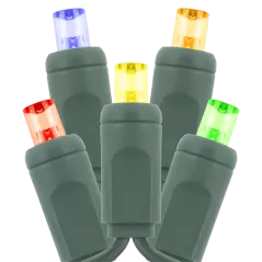 4.8 W/Set 23-1/2' Amber/Blue/Green/Red/Yellow Professional/Commercial-Grade Balled LED Light Set | LED-5MMB-70-MU4