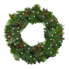 Warm White 36" Oregon Fir Unlit Wreath | HOLWREATH36UOR