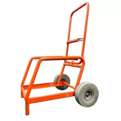 27" x 27" x 42" 374 lb Gray/Orange Steel 2-Wheel Smart Cart | IQTIQ3SC