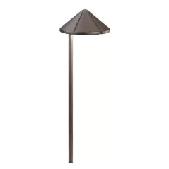 4.3 W Integrated LED 2700K Textured Architectural Bronze Cast Aluminum 15815 Series Path Light | KIC15815AZT27R