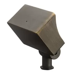 86 Degrees Vertical 3000K 600 Lumens Pure White Integrated LED Centennial Brass 16026 Series Mini Wall Wash Fixture | KIC16026CBR30