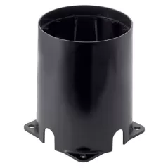 9-1/2'' x 7-1/2'' x 7-1/2'' Black Polycarbonate For In-Ground Pools Concrete Kit | KIC16099BK