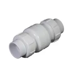 1-1/2" IPSSlip 125 psi PVC White 1700 Low Profile True Union Swing Check Valve | FLO172015