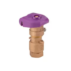 3/4" NPT Red Brass/Stainless Steel 2-Piece 2-Slot Quick Coupling Valve | HTRHQ33DLRC