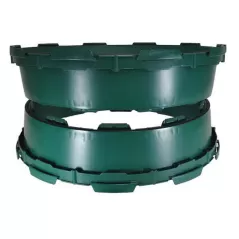 24" x 12" Black Polypropylene For Septic Tanks Riser | INFSNAPRISB2412