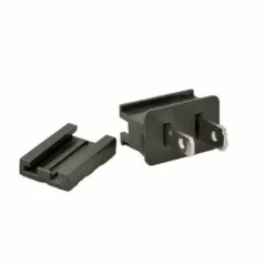 Green Male Slide-On SPT-1 Cords Polarized Plug | MALE-400_alt