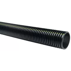 Drain Pipe, 4" x 20' Plain End Dual Wall Flex Solid, HDPE | 04150020DW