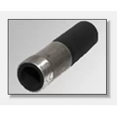 Coupling, 2"MNPT x Butt Fusion Black 4710/3608 HDPE/316 Stainless Steel Transition