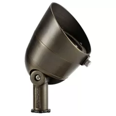 7.5 W 3000K Integrated LED Centennial Brass C360 Brass 35 Degrees Flood 16151 Series Accent Light | KIC16151CBR30