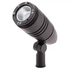 5.3 W 3000K Integrated LED Textured Architectural Bronze Die Cast Aluminum 40 Degrees Small C-Series Series Accent Light | KIC16210AZT30