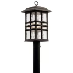 150 W E26 Medium A21 Incandescent Olde Bronze EPMM 49832 Series Post Light | KIC49832OZ