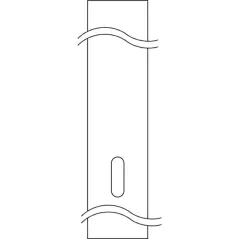 3'' x 84'' Architectural Bronze Aluminum Direct Burial Post | KIC9506AZ