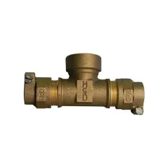 Tee, 3/4" x 3/4" x 1" CTS x CTS x FNPT Brass | 5120-383