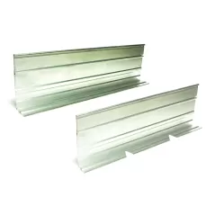16' x 4" x 1/8" Black 6063 Aluminum Alloy L-Shaped Maintenance Strip | PRM14303FT