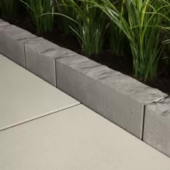 Garden Edging Stones, Brandon Edge 14" x 30" Shale Gray Slate | TBI007911