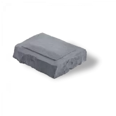17-3/4" x 2-1/4" x 9-7/8" Coastal Slate 2-Piece Rivercrest Wall Corner Bundle Unit | UNP3310CU0282507