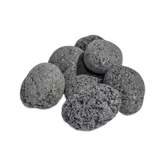 Warming Trends Lava Rock, 1 To 2" Black/Gray Rolled/Smooth For Fire Pits | LRR