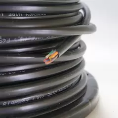 Regency Wire Control Cable, 18/9 500' Solid 30 V Bare Copper Polyethylene Black R7183D Multi-Conductor Irrigation | 18/091