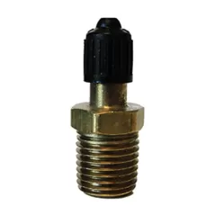 Schrader Air Valve, 1/4" Lead-Free Brass SN-NL Series For Reciprocating and Submersible Pumps Light Spring