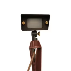 Mini Flood Wash Light, Bi-Pin G4 LED Aged Brass Solid Brass