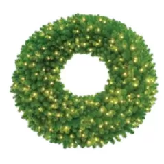 HBL LED 3D Olympia Pine Wreath 48", Warm White | OLWR-48-WW