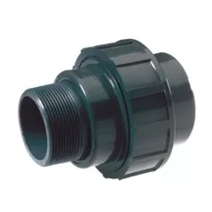 Sch 80 PVC Union 1" Slip x MPT Mipt | U-1000-SM