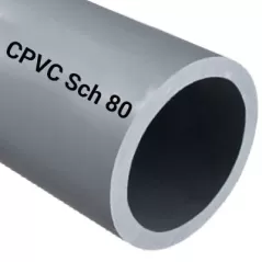 1/2" x 20' Sch. 80 Light Gray Plain End CPVC Pipe