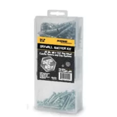 King Anchor Kit Dry Wall W/Zinc Anc Anchor Kit Dry Wall W/Zinc Anchors | 25150