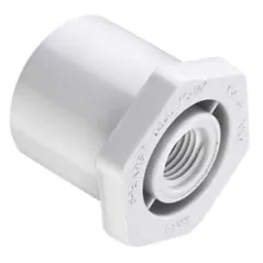 1" X 3/8" Sch 40 PVC Bushing SpxF 438-129 Sch 40 PVC Reducer Bushing Spig X Fipt 1In X 3/8In | 438-129