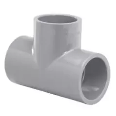 1/2" Sch 80 CPVC Tee Thd 801-005C Sch 80 CPVC Tee Slip 1/2In | 801-005C