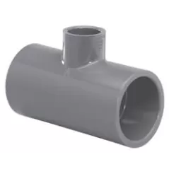1-1/2" x 3/4" Tee PVC Sch. 80 Slip | 801-210