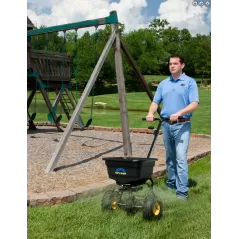 Broadcast Spreader, 38" x 22.5" x 38" Stainless Steel/Poly/Rubber/Aluminum Pro Series Light-Duty