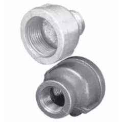 Reducer Coupling, 1-1/2" x 3/4" Female x Female Galvanized Bell | ZMGCPR0704