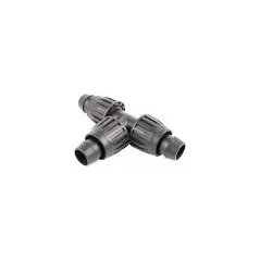 Tee, 3/4"Socket x Spigot Black 800 Series