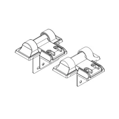 VF Black Standard Duty Gate Hinge | VLA73014252