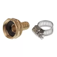 Aqualine Hose Repair Fitting Male Brass 1/2" | AQLBHR12M