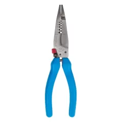 7.5" X 2.6" 1.89" Handle Span X 2.13". Jaw Capacity Forged Wire Stripper Plier, Forged High Carbon U.S. Steel | 968G